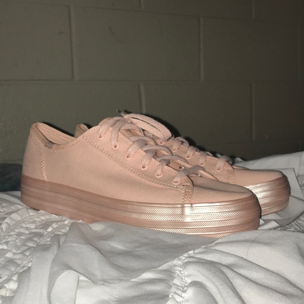 Pink Platform Sneakers